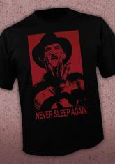 NIGHTMARE ON ELM STREET - NEVER SLEEP AGAIN DISCONTINUED - LIMITED QUANTITIES AVAILABLE [MENS SHIRT]